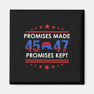 Aimant Promesses faites Garder Trump 45 47 Signer