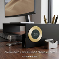 Promo Logo Affaires Or Classique