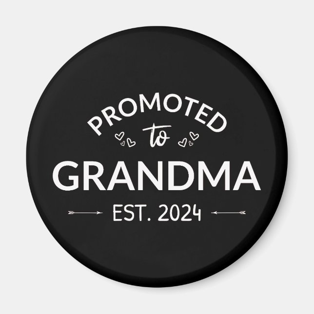 Aimant Promu À Grand-Mère Est. 2024 II (Devant)