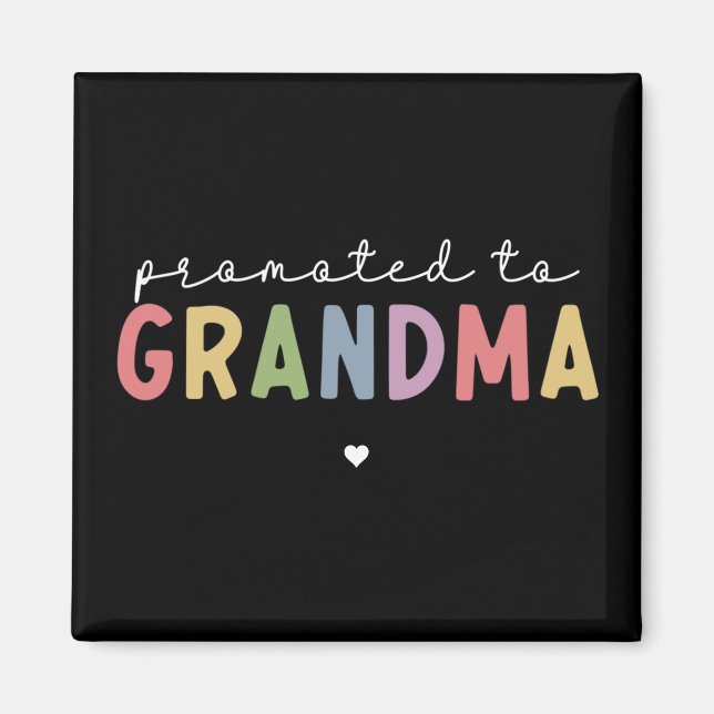 Aimant Promu à grand-mère Nouvelle grand-mère pour être d (Devant)