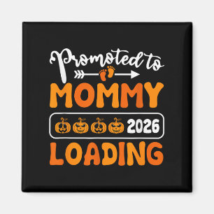 Aimant Promu À Mommy 2026 Chargement Citrouille Halloween