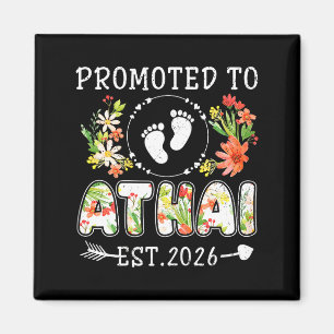 Aimant Promu athai 2026 fleur première fois tante
