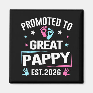 Aimant Promu en tant que grand-père Pappy Est 2026 Annonc