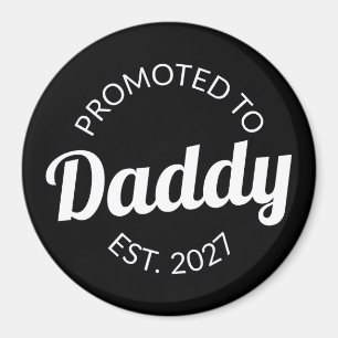 Aimant Promu Papa 2027 Nouveau Papa Cadeau De Naissance J