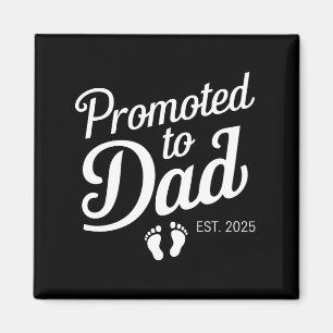 Aimant Promu Papa EST 2025 Drôle Futur Papa