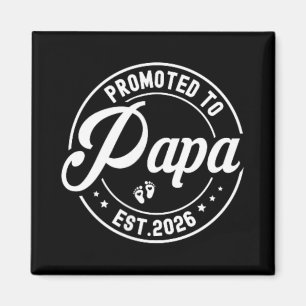 Aimant Promu Papa Est 2026 Nouveau Papa 2026 Bientôt Papa