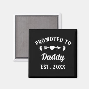 Aimant Promu Papa Papa Fête des pères