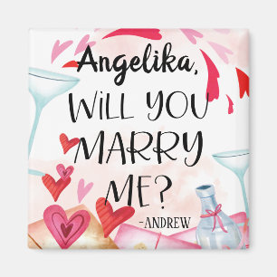 Aimant Proposition de marriage   You Marry Me ? Custom