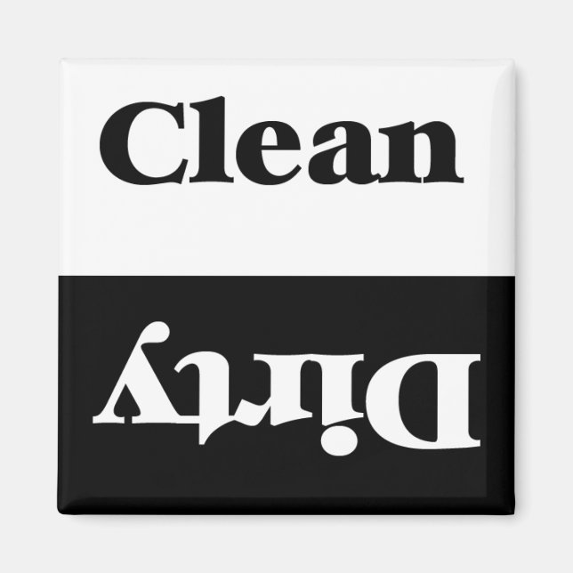 Aimant propre et sale (Devant)