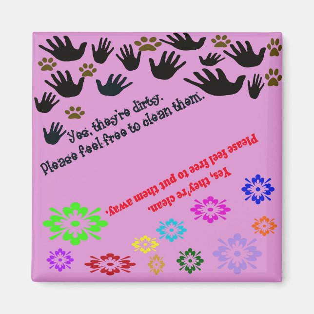 Aimant propre/sale (Devant)