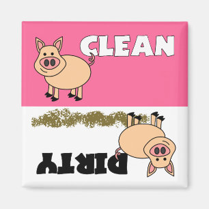 Aimant propre/sale de porc mignon de