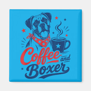 Aimant Propriétaire de chien Boxer Maman Papa Amateur d'a