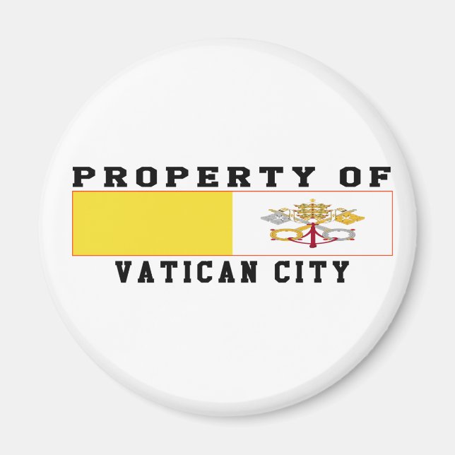 Aimant Propriété De La Ville Du Vatican (Devant)