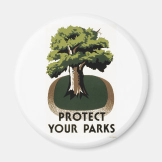 Aimant Protégez vos parcs