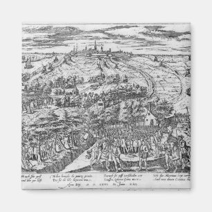 Aimant Protestants se réunissant dans l'ouvert autour