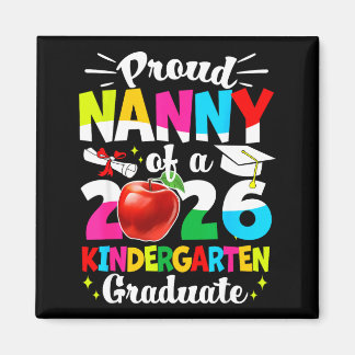 Aimant Proud nanny of a class of 2026 graduate kids 