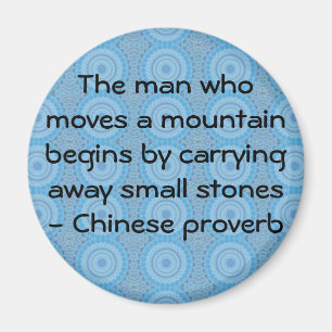 Aimant Proverbe chinois inspiré