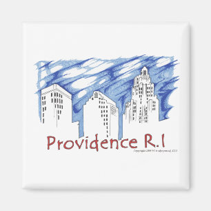 Aimant Providence avec l'horizon bleu