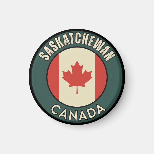 Aimant Province de la Saskatchewan Canada (Devant)