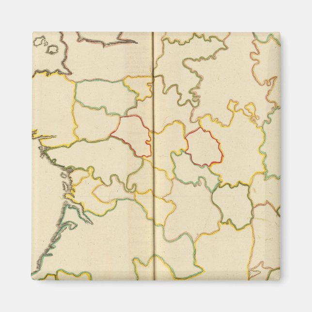 Aimant Provinces, France Plan (Devant)