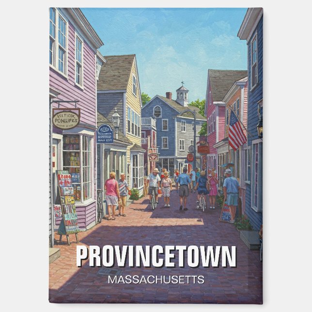 Aimant Provincetown Massachusetts Travel (Recto)