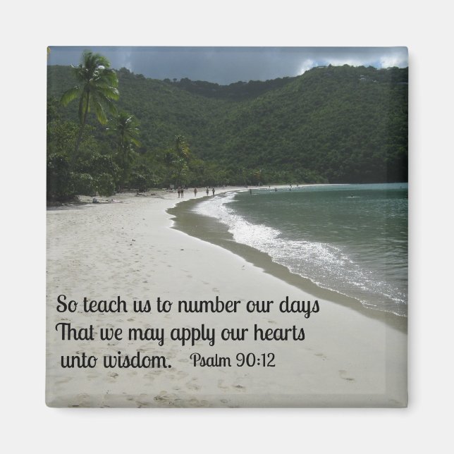 Aimant Psaume 90:12 (Devant)