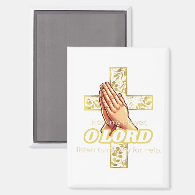 Aimant Psaume biblique 39:12 (Recto/Verso)