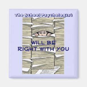 Aimant Psychologue d'école enterré dans l'aimant