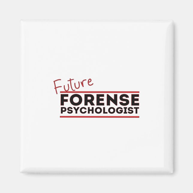 Aimant Psychologue Forense Future (Devant)