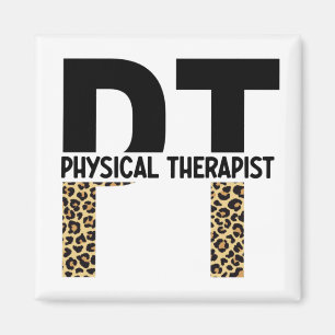 Aimant PT physiothérapeute Cheetah Imprimer PT Cadeaux Gr