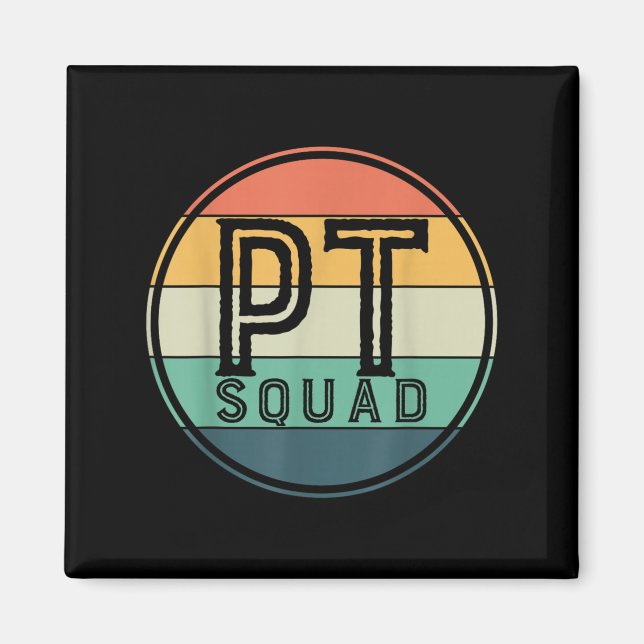 Aimant Pt Squad Retro Physical Therapy  (Devant)