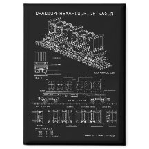 PTW Wagon de l'hexafluorure d'uranium "Plan"