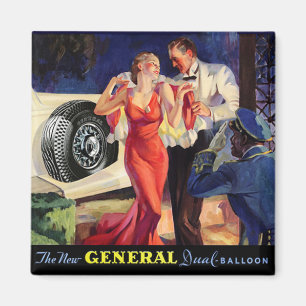 Aimant publicitaire automobile