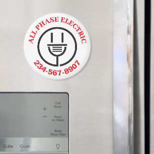 Aimant Publicité de service électrique professionnel