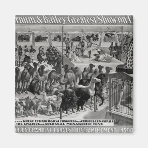 Aimant Publicité par affichage, 'le Barnum et le Bailey