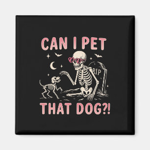 Aimant Puis-Je Faire Paître Ce Chien Drôle Skeleton Hallo