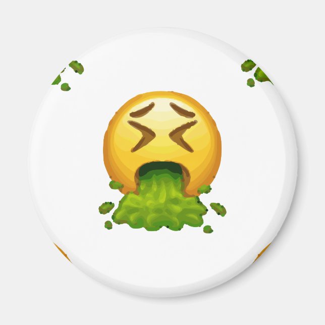 Aimant puking émoji (Devant)