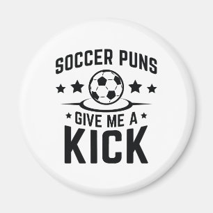 Aimant Puns De Football Me Donner Un Coup De Pied