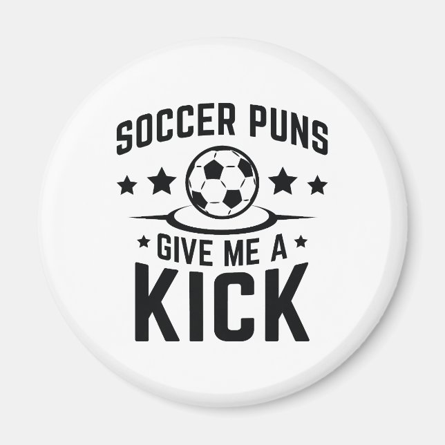 Aimant Puns De Football Me Donner Un Coup De Pied (Devant)