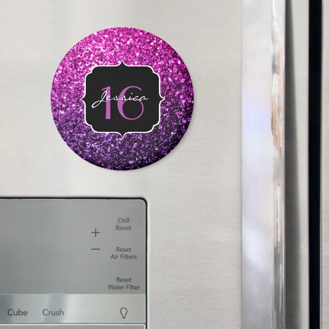 Aimant Purple Pink Ombre parties scintillant scintille Sw (In situ (réfrigérateur))