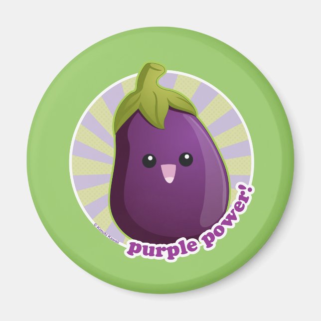 Aimant Purple Power ! (Devant)