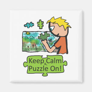 Aimant Puzzle Conserver le calme