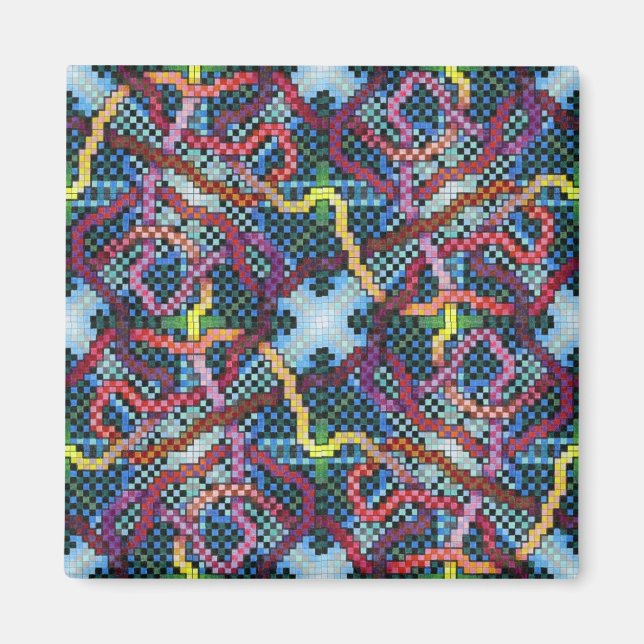 Aimant Puzzle perpétuel Tuile Kinectrique 4 (Devant)