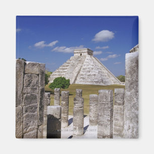 Aimant Pyramide Kukulcan vu du Groupe