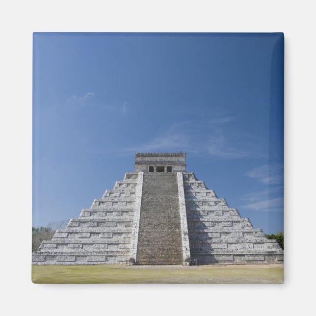 Aimant Pyramide maya, matin de mars (Devant)