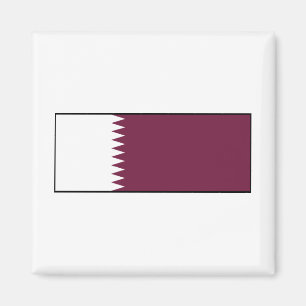 Aimant Qatar - Drapeau du Qatar