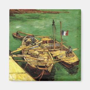 Aimant Quai Van Gogh avec des hommes déchargeant des péni