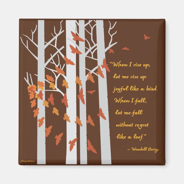 Aimant Quand je me lève (Devant)