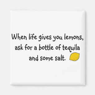 Aimant Quand la vie vous donne des citrons