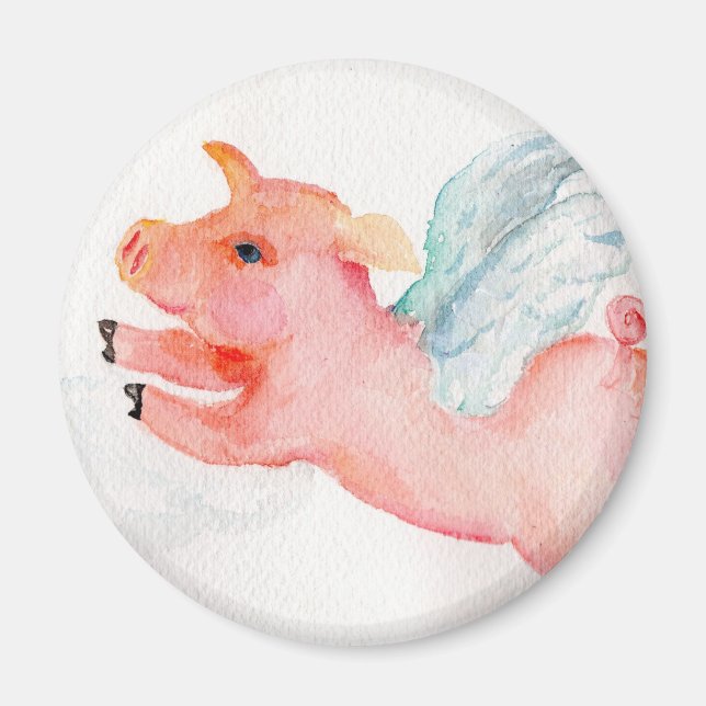 Aimant Quand les porcs volent (Devant)